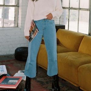 Princess Polly wide leg crop jeans